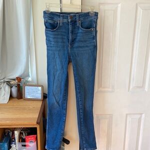 Madewell Stovepipe Classic Blue Jeans